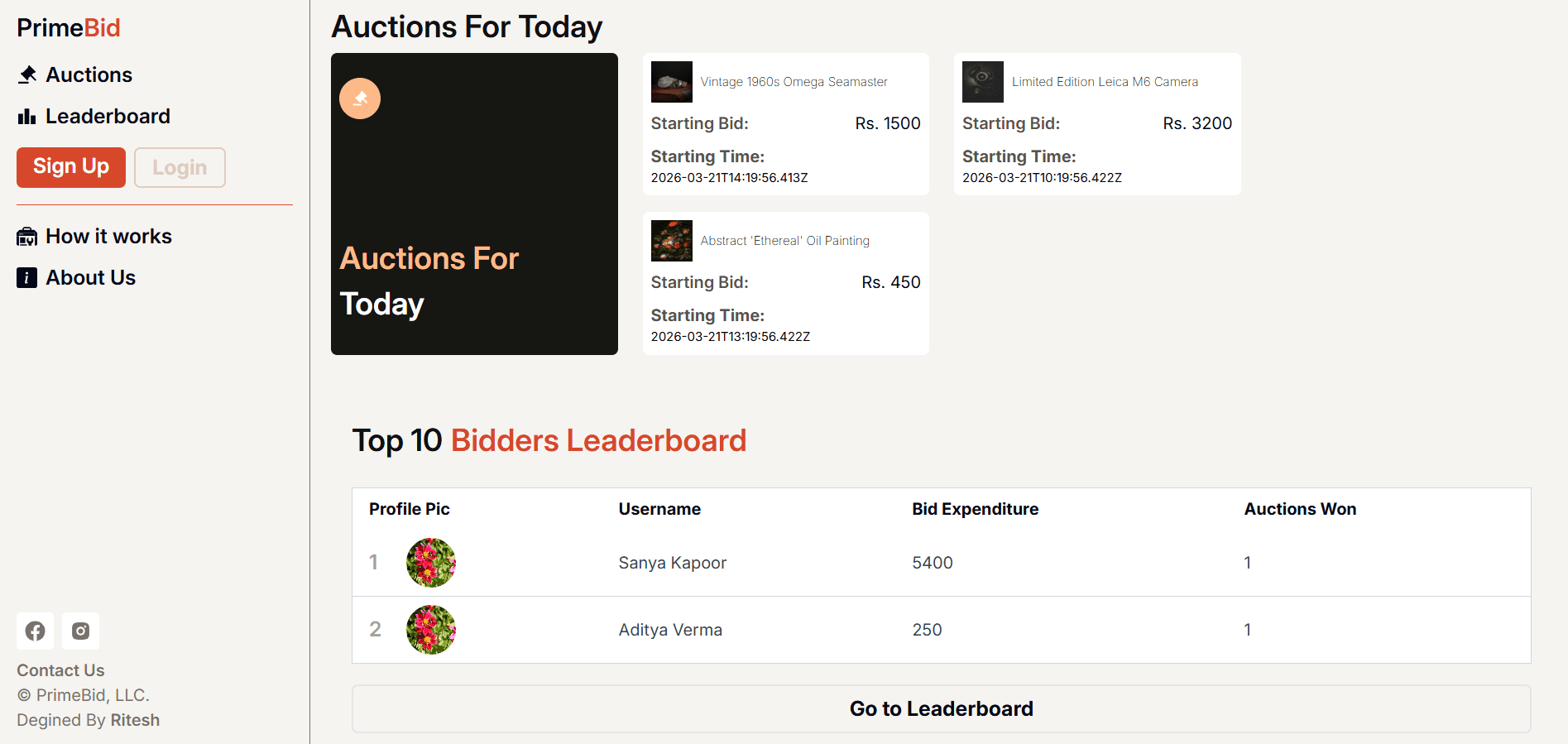 Auction Platform – Bid-Based Marketplace screenshot 3