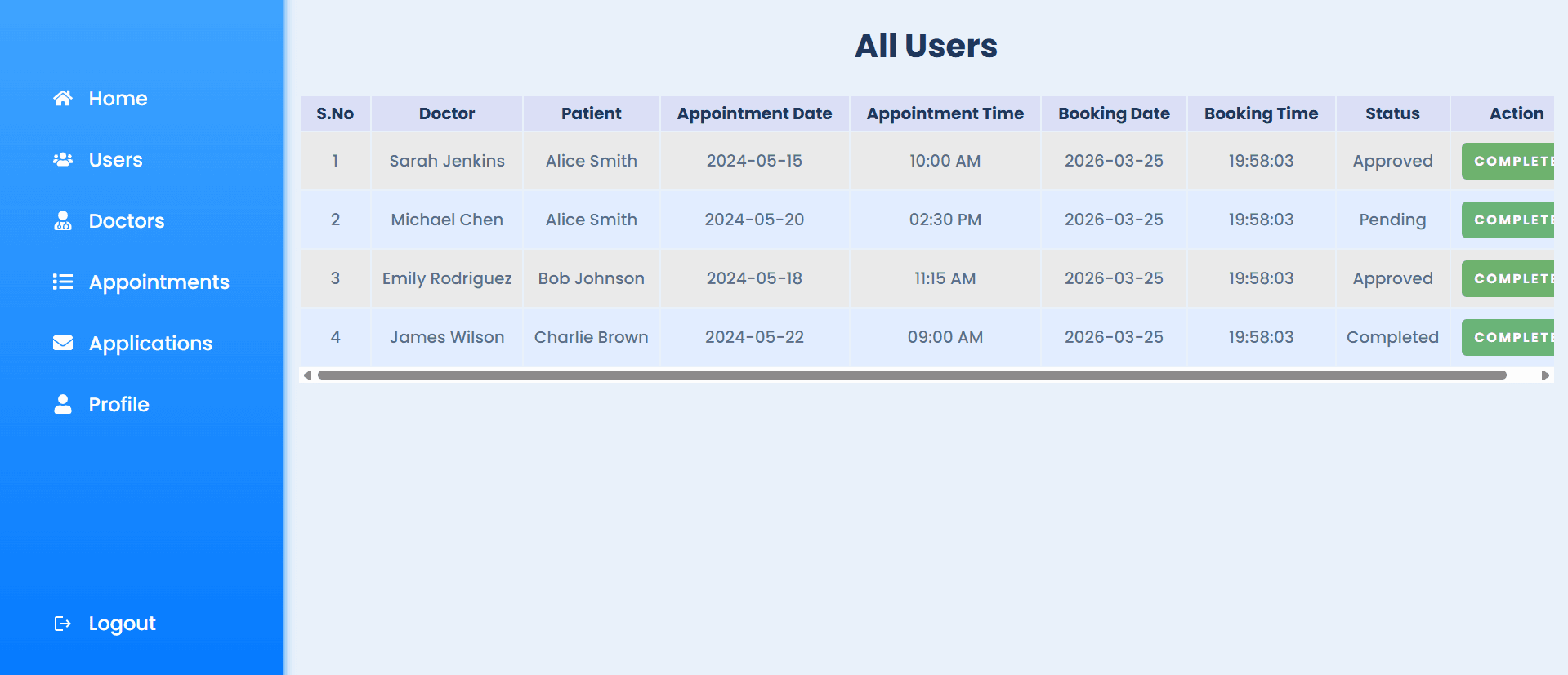 Doctor Appointment App screenshot 4