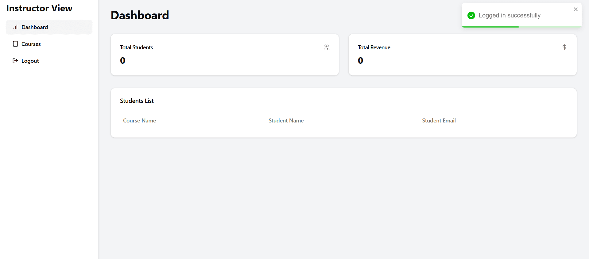 Learning Management System (LMS) screenshot 1