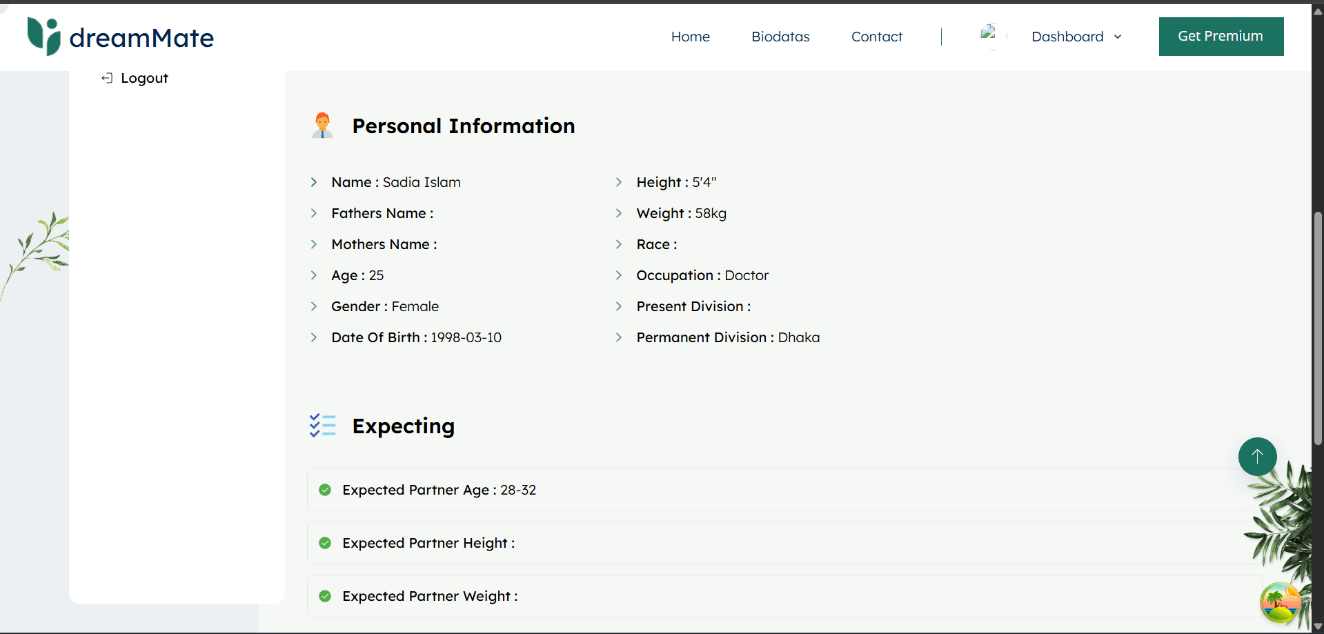 DreamMate – Matrimonial Platform screenshot 12