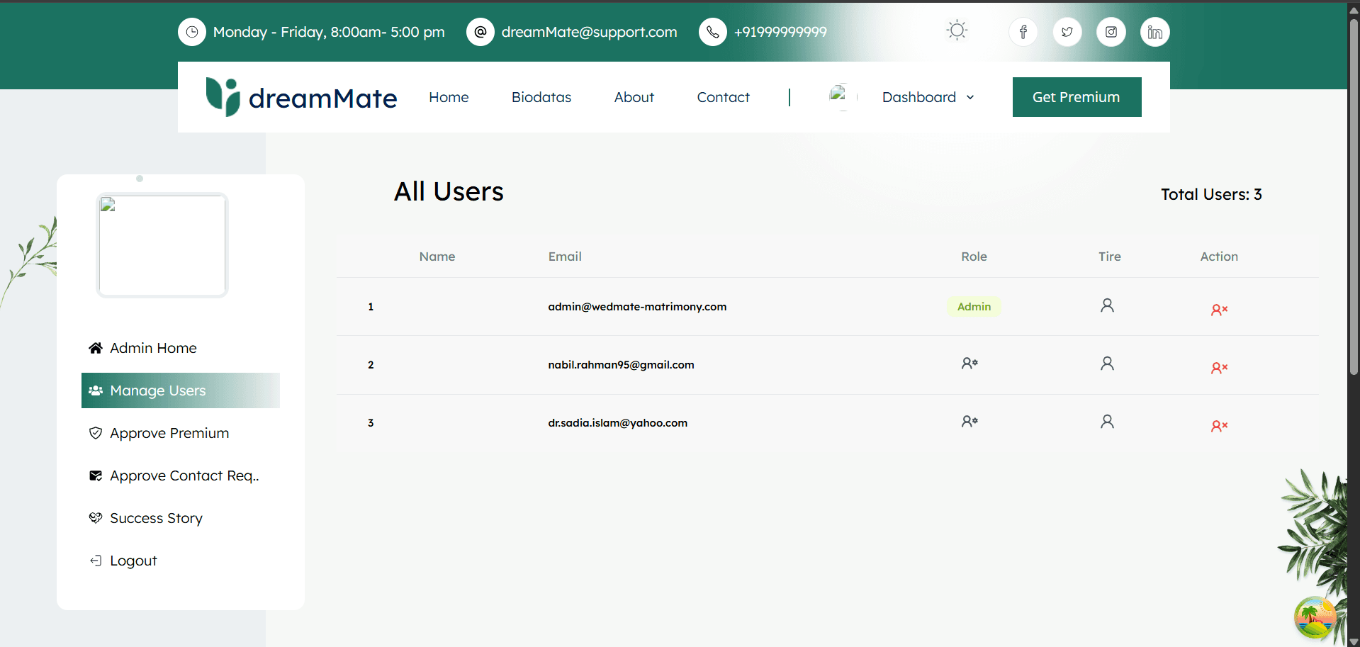 DreamMate – Matrimonial Platform screenshot 3