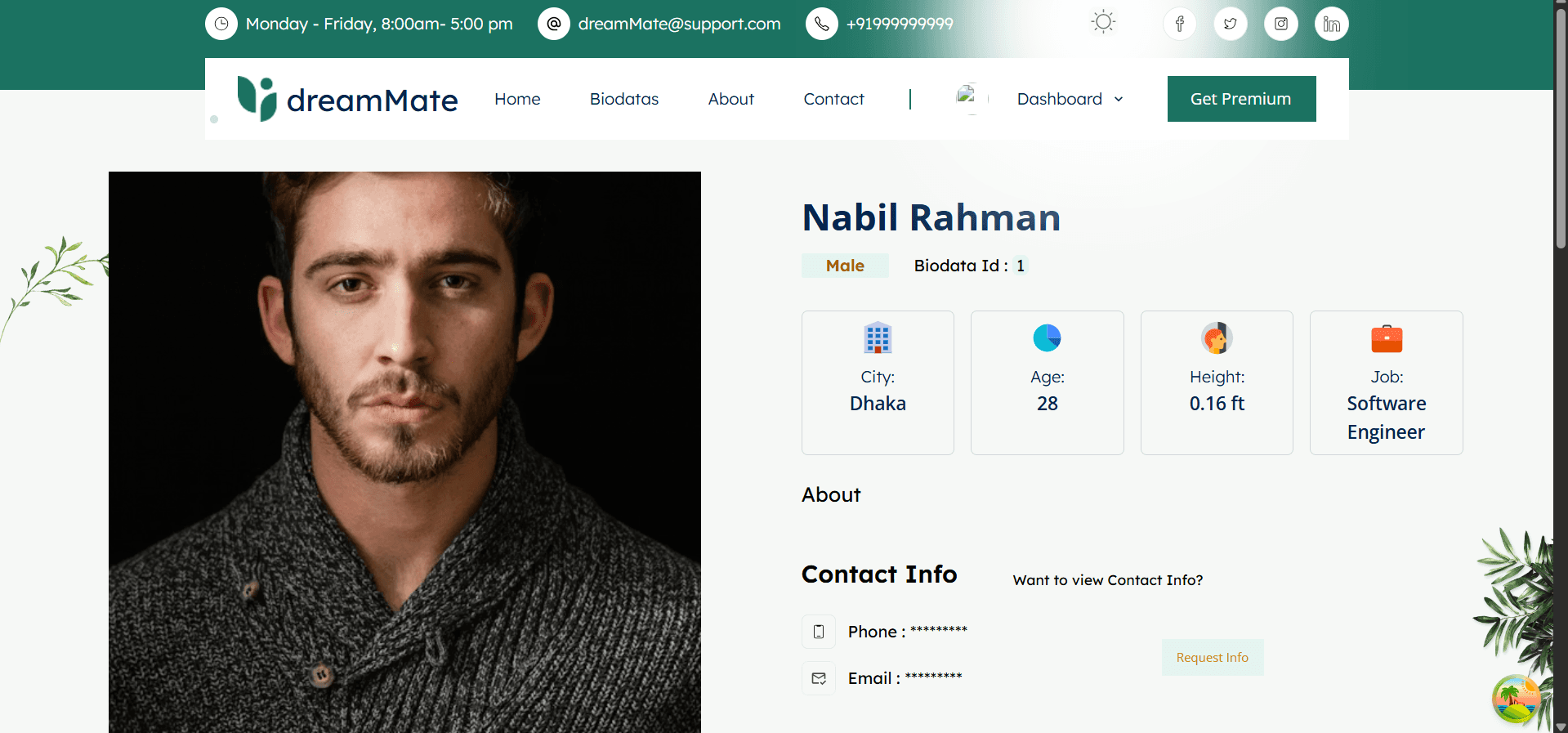 DreamMate – Matrimonial Platform screenshot 6