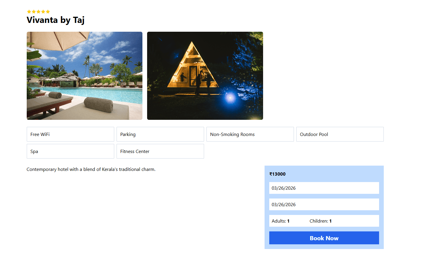 Hotel Booking App screenshot 2