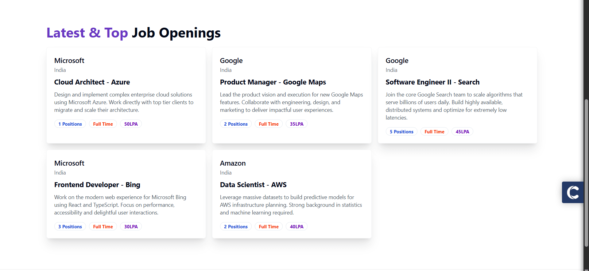 Job Portal screenshot 2