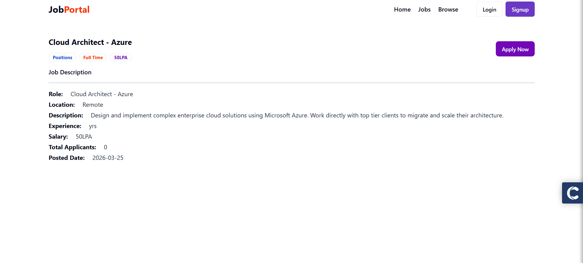 Job Portal screenshot 4