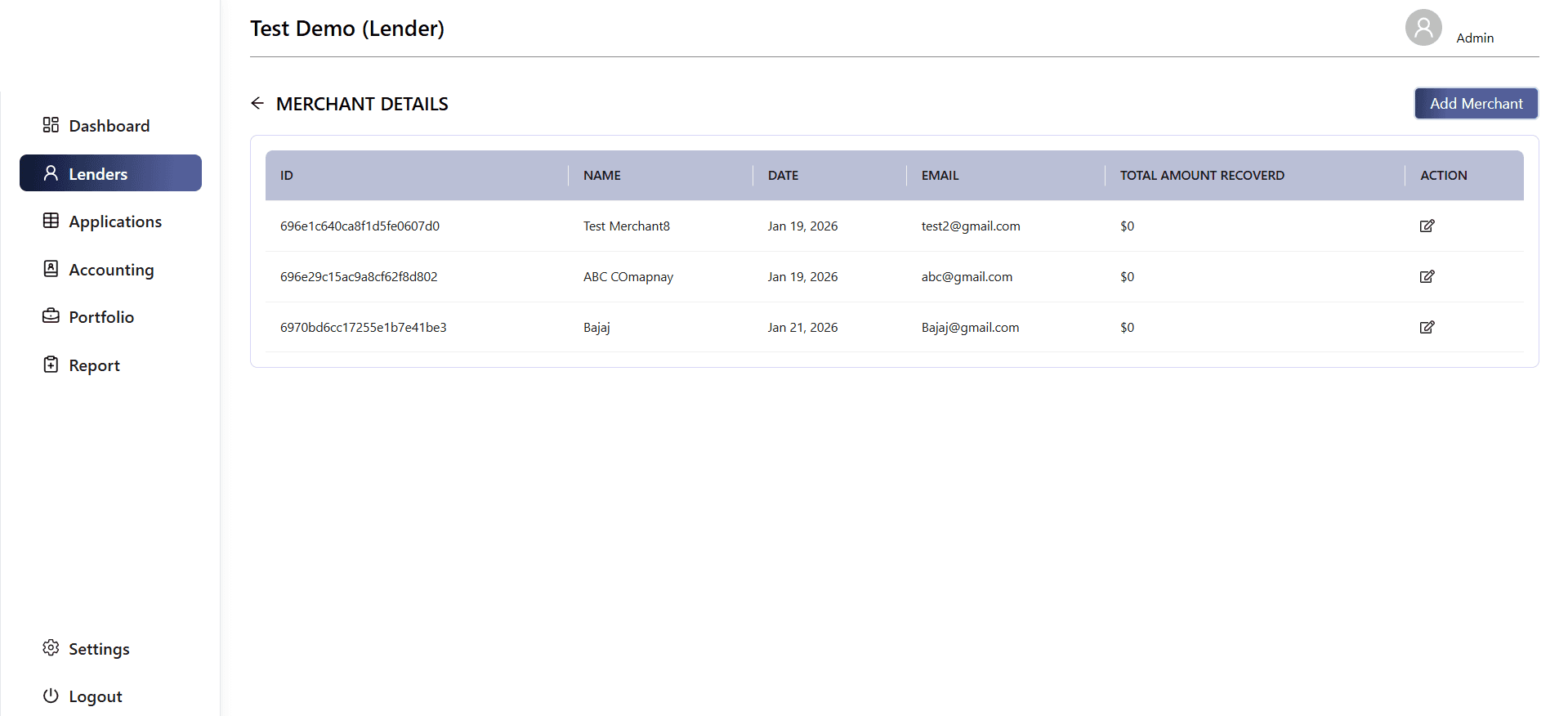 Loan Recovery System screenshot 4