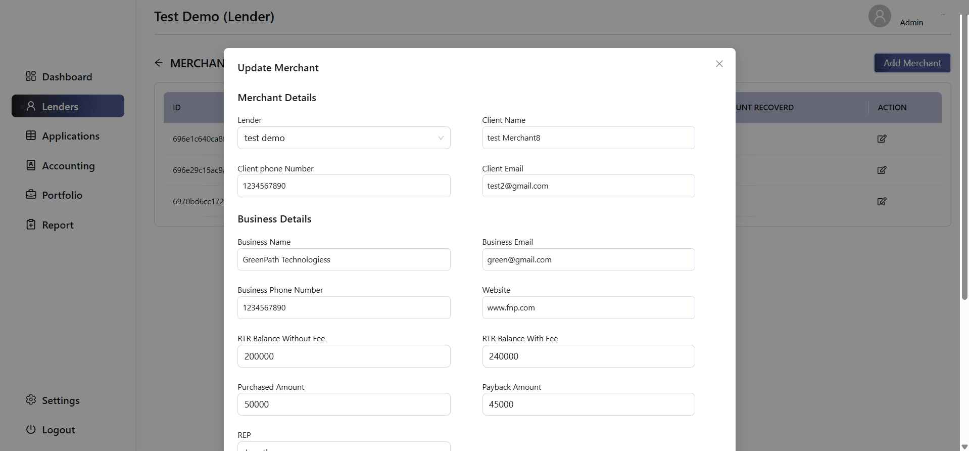 Loan Recovery System screenshot 5