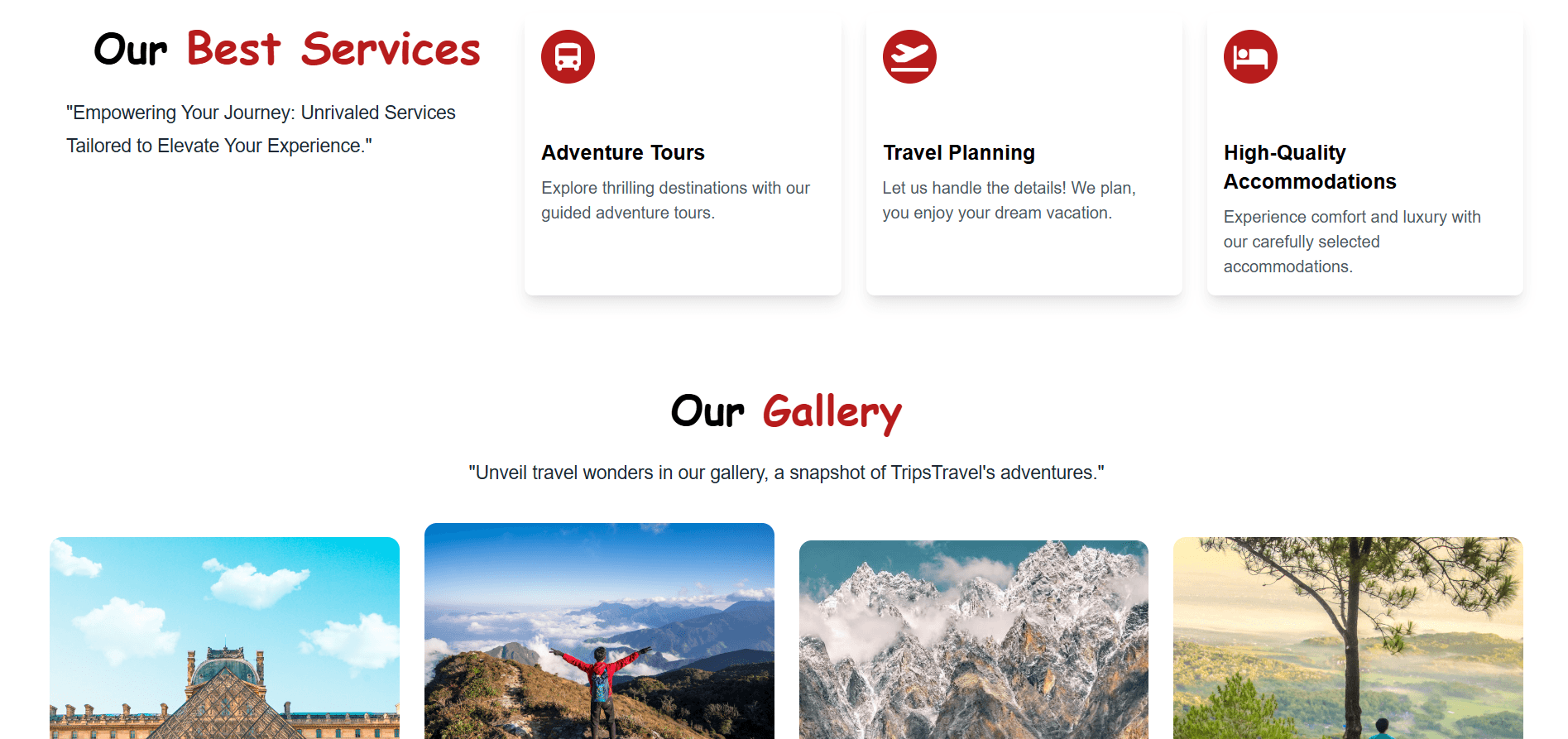 Trips Travel – Tourism Platform screenshot 2